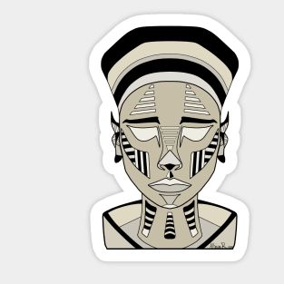 The Sophisticated Warrior Queen Sticker